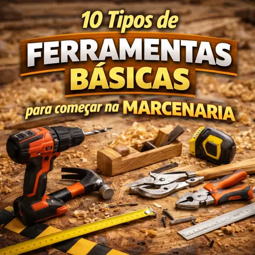 10 Tipos de ferramentas básicas para começar na marcenaria