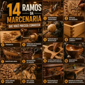 14 ramos da marcenaria