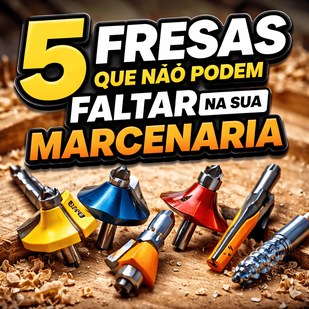 5 Fresas que Não Podem Faltar na Sua Marcenaria