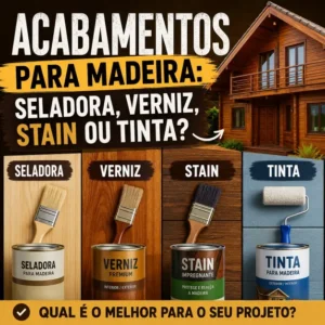 Acabamentos para madeira