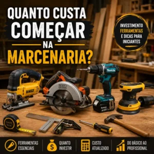 Quanto custa começar na marcenaria