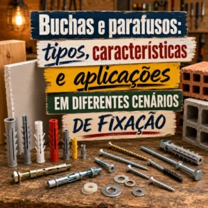 Buchas e parafusos: tipos, características e aplicações em diferentes cenários de fixação