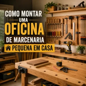 Como montar uma oficina de marcenaria pequena em casa