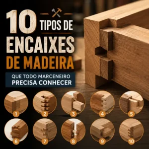 10 tipos de encaixes de madeira