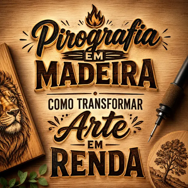 Pirografia em Madeira