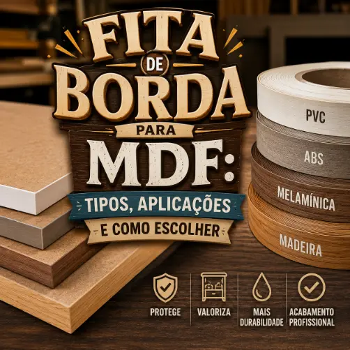 Fita de borda para MDF