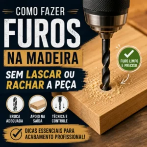 Como fazer furos na madeira