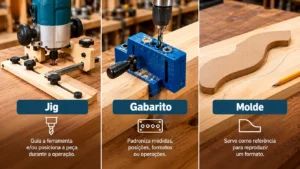 Jig, Gabarito ou Molde na Marcenaria