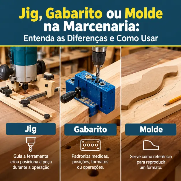 Jig, Gabarito ou Molde na Marcenaria