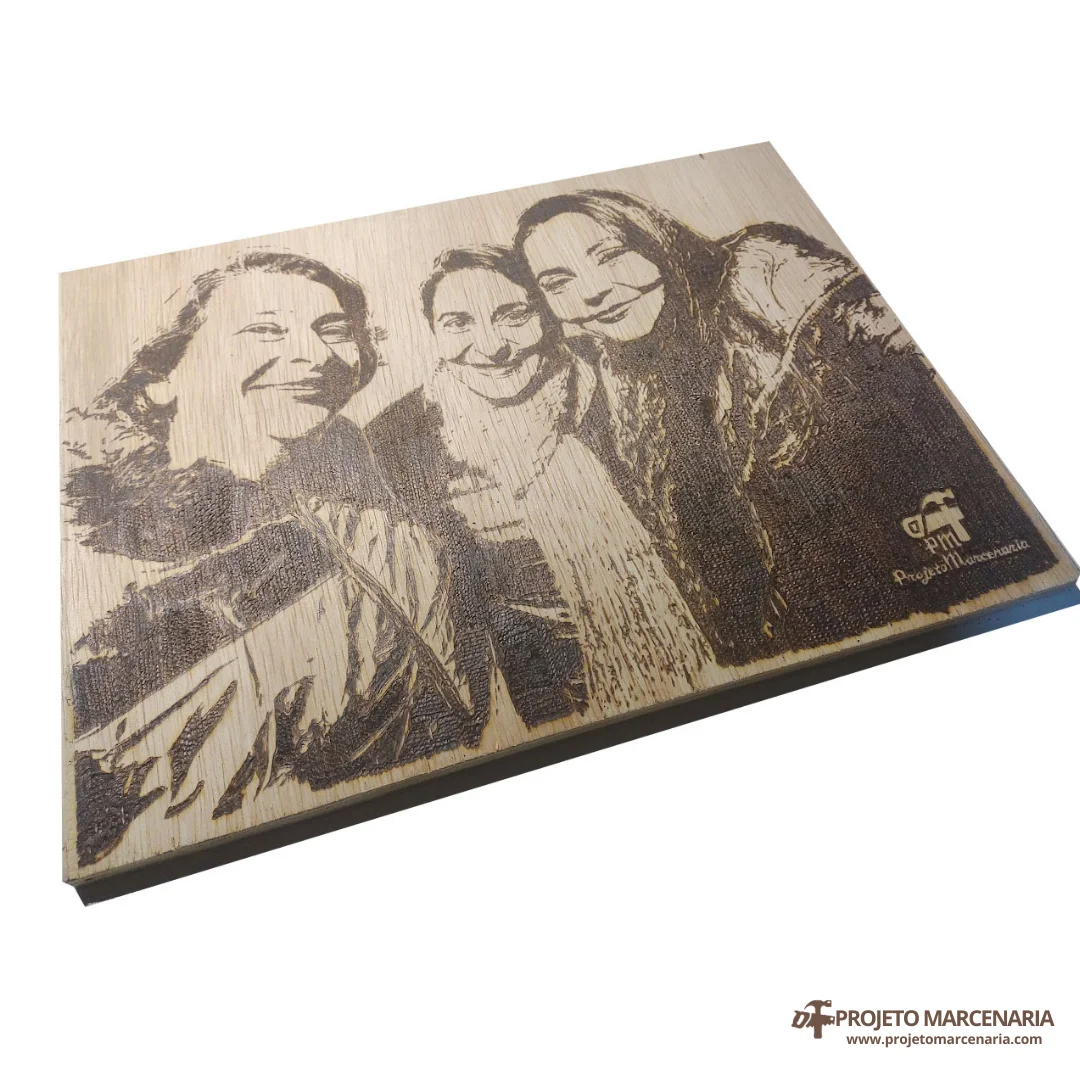 quadro pirografia