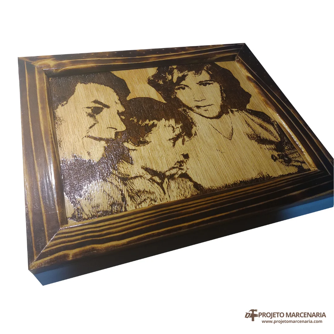 quadro pirografia