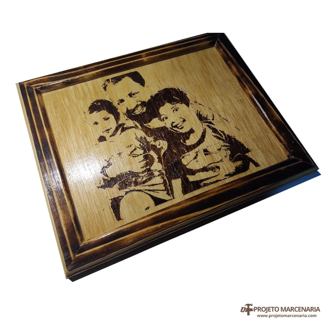 quadro pirografia