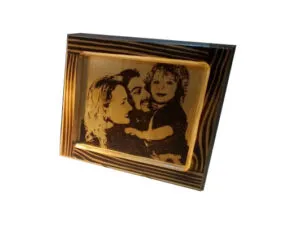 quadro pirografado