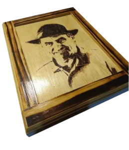 quadro pirografia