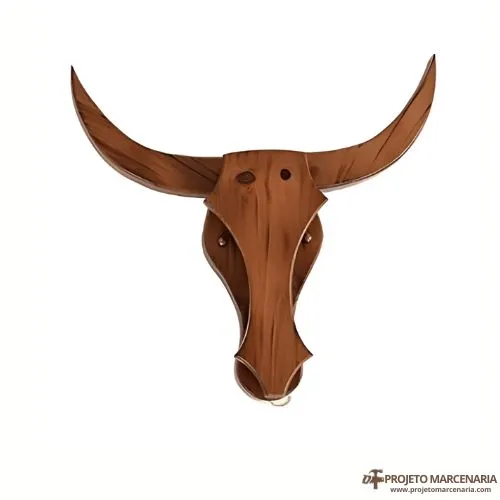 Cabeça de Boi Decorativa
