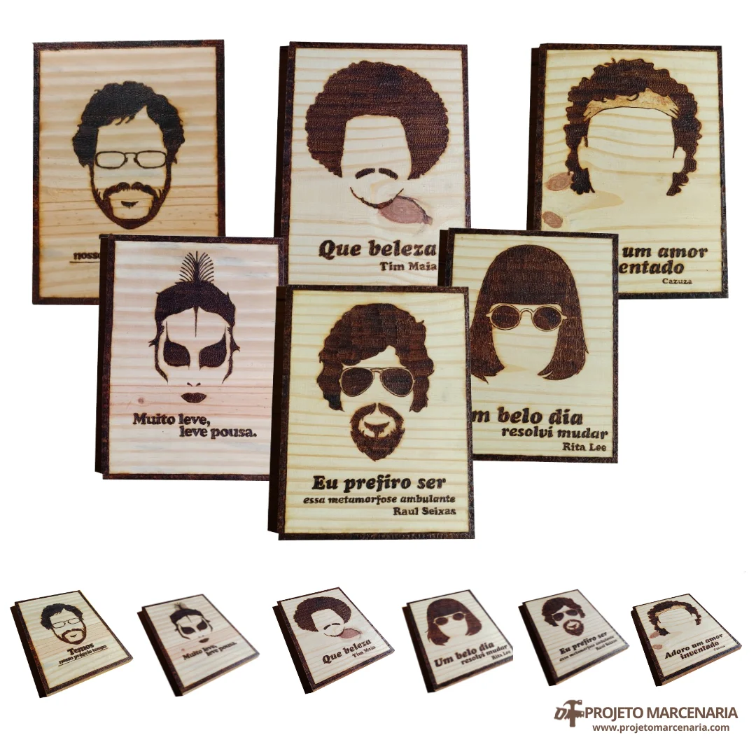 6 Quadros minimalistas
